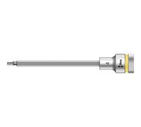 Wera 05003840001 8740 4 x 140 mm 1/2-Inch Drive SW C HF Zyklop in-Hex Socket with Hex-Plus High Torque Fastener Holding Function