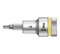 Wera 8740 C 1/2" Zyklop Bit Socket, HF Hex-Plus 4,0 x 60 mm - 05003820001