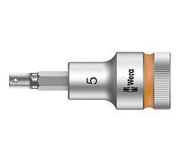 Wera 8740 C 1/2" Zyklop Bit Socket, HF Hex-Plus 5,0 x 60 mm - 05003821001