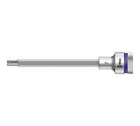 Wera 8740 C 1/2" Zyklop Bit Socket, HF Hex-Plus 7,0 x 140 mm - 05003843001