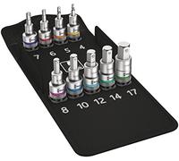 Wera 8740 C HF 1 Zyklop In-Hex-Plus holding function bit socket set, 1/2" drive, 9pc, 05004201001