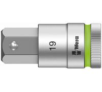 Wera 8740C 1/2" Sq Dr Hold Function In-Hex Socket Bits, Choose from 6mm - 19mm