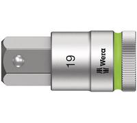 Wera 05003829001 8740 C HF Zyklop bit socket with 1/2" drive with holding function, 19 x 60 mm