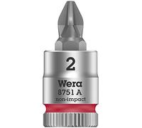 Wera 8751 A Zyklop 1/4" Drive Phillips Socket Bit