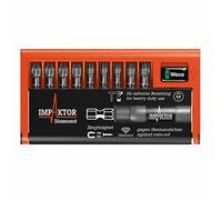 WERA 8755/67-9 IMP DC 10 PC BIT SET 05057683001