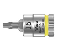 Wera 05003363001 8767 A HF TORX® Zyklop bit socket with holding function, 1/4" drive, TX 15 x 28 mm
