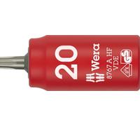 Wera 05005922001 8767 A VDE HF TORX Zyklop Bit socket, insulated, with 1/4" drive, with holding function, TX 20 x 36 mm