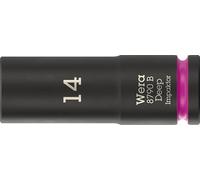 Wera 05005555001 8790 B Impaktor Deep Socket with 3/8" drive, 14 x 63 mm