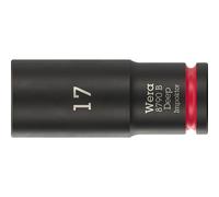 Wera 8790 B Impaktor Deep Socket with 3/8" Drive, 17 x 63 mm