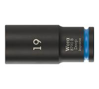 Wera 8790 B Impaktor Deep Socket with 3/8" Drive, 19 mm - 05005560001