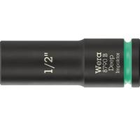 Wera 8790 B Impaktor Deep Socket with 3/8" Drive, 1/2" x 63 mm