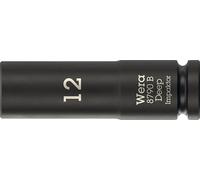 Wera 8790 B Impaktor Deep Socket with 3/8" Drive, 12 x 63 mm
