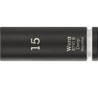 Wera 8790 B Impaktor Deep Socket with 3/8" Drive, 15 x 63 mm
