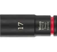 Wera 8790 B Impaktor Deep Socket with 3/8" Drive, 17 x 63 mm