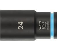 Wera 8790 B Impaktor Deep Socket with 3/8" Drive, 24 mm - 05005563001