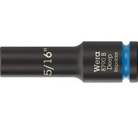 Wera 05005565001 8790 B Impaktor Deep Socket with 3/8" drive, 5/16" x 63 mm