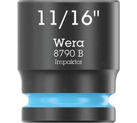 Wera 05005521001 8790 B Impaktor 11/16", Socket wrench insert with 3/8" drive