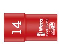 Wera 05004958001 8790 B VDE Zyklop 3/8" socket, insulated, 14 x 46 mm
