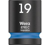 Wera 8790 C Impaktor Socket, 1/2" Drive, 19 mm, 05004576001, Blue
