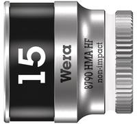 Wera 05003010001 8790 HMA HF Zyklop socket with 1/4" drive with holding function, 15 x 23 mm