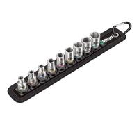 Wera 8790 HMA HF Zyklop 9 Piece 1/4'' Drive Socket Set