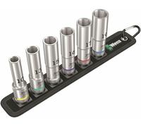 Wera 8790 HMC Belt C Deep 1 Socket Set 1/2" Drive Metric 6 Pieces 05004565001