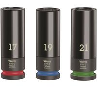 Wera 8790 Wheel Impaktor C Set 1 Socket Set 3 Piece 1/2" Drive 05004595001