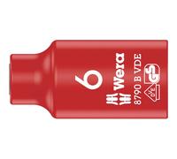 Wera 8790B Zyklop VDE 3/8" Drive Socket 3/8" 6mm