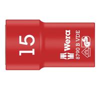 Wera 8790B Zyklop VDE 3/8" Drive Socket 3/8" 15mm