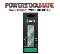 Wera 887/4 RR SB Rapidaptor Universal Bit Holder with Ring Magnet, 1/4" x 57 mm