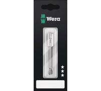 Wera 05160924001 Universal Bitholder 899/4/1 S with Magnet 1/4x75mm, Silver, 1/4" x 75 mm