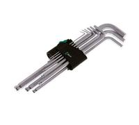 Wera 9-Piece 1.5 To 10mm Hexagonal Allen Key Set Long With Ball Head