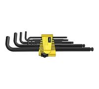 Wera 05021728001 Hex-Plus Hex Key Set 950 PKL/13 SZ N High Torque with Ball-end, Imperial BlackLaser, 0.05-inch-3/8-inch, 13-Piece