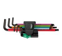 Wera 05022534001 950/7 Hex-Plus Multicolour Magnet 1 L-Key Set - M...