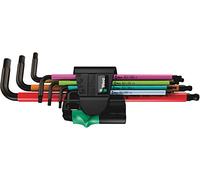 Wera 05022534001 950/7 Hex-Plus Multicolour Magnet 1 L-Key Set - M...