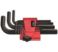 Wera 05021737001 950/9 Hex-Plus 7 L-key set, metric, BlackLaser, 9 pieces