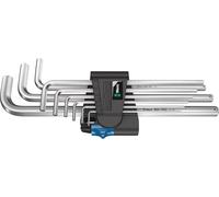 Wera 950/9 Hex-Plus Holding Function 1 Chrome-Plated L-Key Set, 1.5-10, 9PC, 05