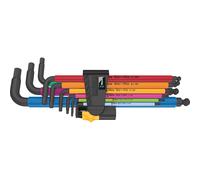 Wera 950/9 Hex-Plus Multicolour Imperial 2 L-key Set BlackLaser 9pc 05022640001