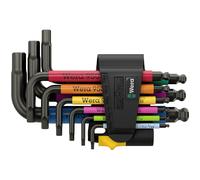 Wera 950/9 Hex-Plus Multicolour Imperial 3 L-key Set BlackLaser 9pc