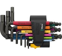 Wera 05022641001 950/9 Hex-Plus Multicolour Imperial 3, L-key set, imperial, BlackLaser