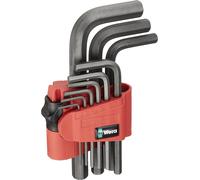 Wera 05021737001 950/9 Hex-Plus 7 L-key set, metric, BlackLaser, 9 pieces