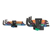 Wera 950 SPKL/9 SM HF Multicolour L-key set metric BlackLaser with hol & 05133164001 950/9 Hex-Plus Multicolour 2 L-Key Set