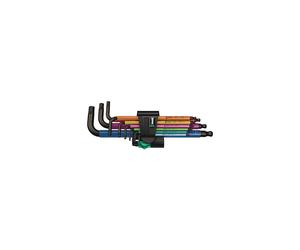 Wera 950 SPKL/9 SM N SB Multicolour BlackLaser L-key set, 9pc, Metric, 1.5-10mm, 05073593001