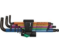 Wera 950/9 1.5-10mm Hex-Plus Multicolour L-Key x9 Pc Set