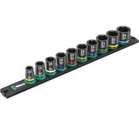 Wera Impact Socket Set 3/8″ Drive 10pc 9607 Magnetic Rail Impaktor 1 10-24mm