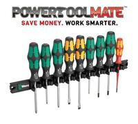 Wera 9650 9pc Magnetic Rail Kraftform Screwdriver Set 05051012001