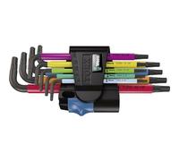 Wera 024179 9 Piece Torx Hold Function Star L Key Set Short Arm Multi Colour