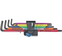 Wera 05024470001 967 Sxl Torx Holding Function Laser Long L-Key Set, Multi-Colour, TX 8-40