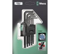 Wera 967PKL/9 SB BlackLaser L-Keys for Torx Socket Screws, 9-Pce Set