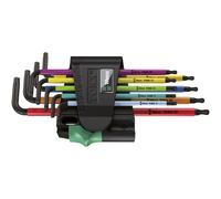 Wera 967Spkl/9Bo 9 Piece Tx Key Set Tx8/Tx40 Long Multicolour